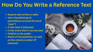 How Do You Write a Reference Text