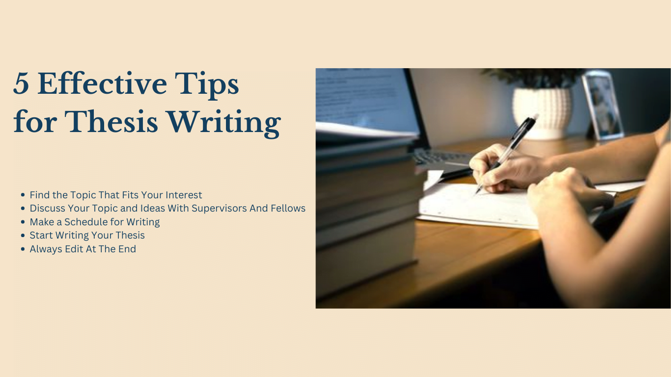 5 tips for writing thesis