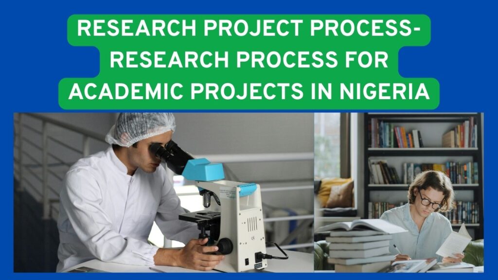 Research Project Process: Research Process for Academic Project in Nigeria 13 RESEARCH PROJECT PROCESS- RESEARCH PROCESS FOR ACADEMIC PROJECTS IN NIGERIA