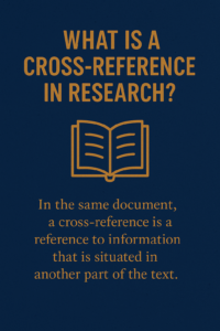 What Is Cross-Referencing In Research