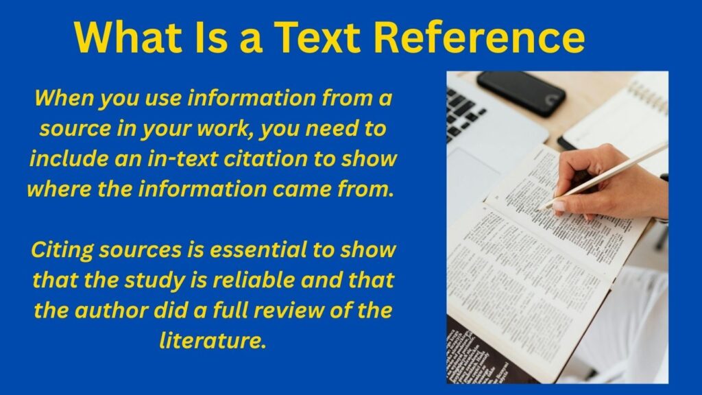 What Is a Text Reference