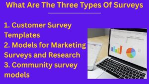 What are the three types of surveys