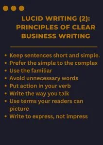 Lucid Writing (2): Principles of Clear Business Writing