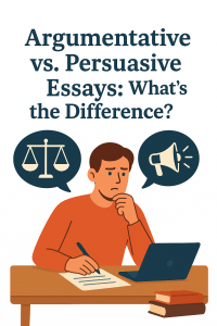 Argumentative vs Persuasive Essays: What’s the Difference?